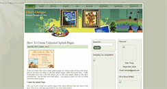 Desktop Screenshot of ellensdesigns.ellenthorp.com