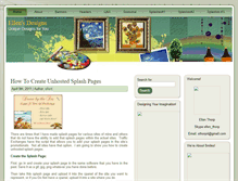 Tablet Screenshot of ellensdesigns.ellenthorp.com